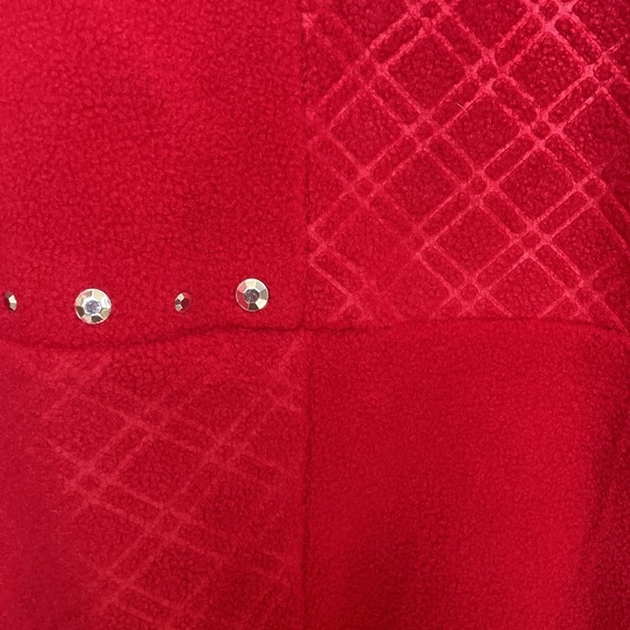 Alfred Dunner pullover red top with bling accents size 2X - Picture 6 of 17
